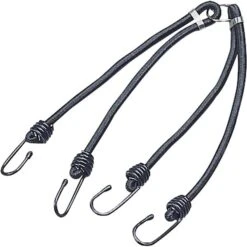 Bikemaster Heavy Duty 4 Hook 4 Way Bungee Cord