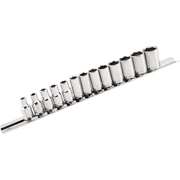 Bikemaster 13 Piece 1 / 4" Drive Set Of Metric Sockets 3 Bikemaster 13 Piece 1 / 4" Drive Set Of Metric Sockets