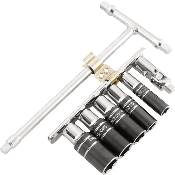 Bikemaster Metric Socket And Swivel 1 / 4" T-Handle Wrench 3 Bikemaster Metric Socket And Swivel 1 / 4" T-Handle Wrench