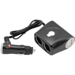 Bikemaster 12V / 10A Twin Accessories 4-Socket Adapter