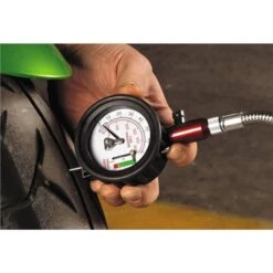 Bikemaster 2-in-1 0-60 PSI Tire Pressure Gauge -Bikemaster 315 1792 B