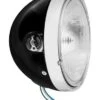 BikeMaster 7" Side Mount Headlight -Bikemaster bike master7 headlight side mnt black