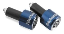 BikeMaster Anodized Aluminum Billet Bar Ends -Bikemaster bike master anodized aluminum billet bar ends blue