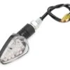 BikeMaster Arrow Head LED Turn Signals -Bikemaster bike master arrow head led turn signals black