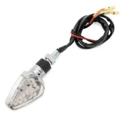 BikeMaster Arrow Head LED Turn Signals -Bikemaster bike master arrow head led turn signals chrome