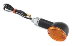 BikeMaster Mini-Stalk Turn Signals -Bikemaster bike master mini stalk turn signals black amber 1