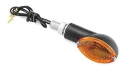 BikeMaster Mini-Stalk Turn Signals -Bikemaster bike master mini stalk turn signals black amber