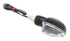 BikeMaster Mini-Stalk Turn Signals -Bikemaster bike master mini stalk turn signals black clear 2