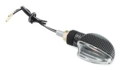BikeMaster Mini-Stalk Turn Signals -Bikemaster bike master mini stalk turn signals carbon clear 1