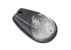 BikeMaster Universal Flush Mount Turn Signals -Bikemaster bike master universal flush mount turn signals carbon clear